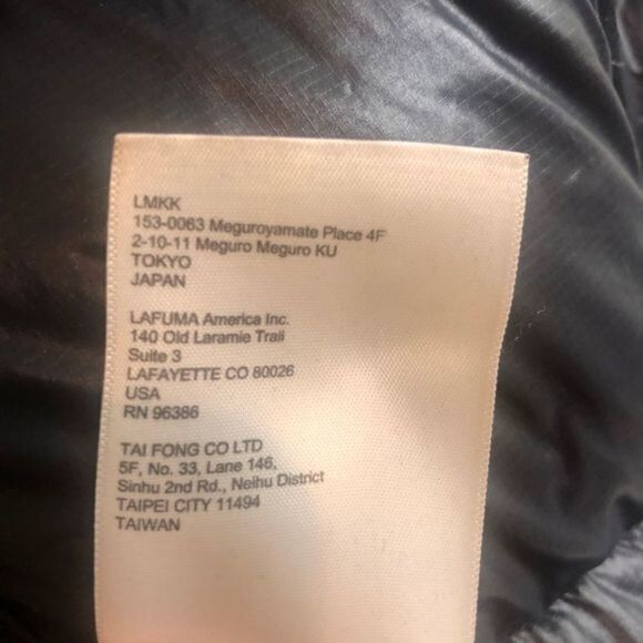 Black Feather Down Puffer Winter Snow Ski‎ Jacket Size Medium - Picture 7 of 7